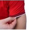 thumbnail image 5 of X RAY Men's Slim Athletic Fit Short Sleeve Performance Stretch Cotton Polo Shirt, Red, Medium, 5 of 9