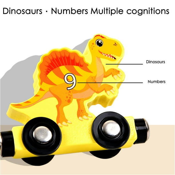 Juguete Montessori De Madera Con Dinosaurios Y Bloques Geométricos – Set De Apilado Y Equilibrio Para Niños De 1 A 4 Años, Incluye Tarjetas De Desafío