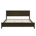 thumbnail image 3 of GZXS Wooden Platform Bed with Tapered Legs, Pine Wood Construction, King Size, Easy Assembly, Espresso, 3 of 7