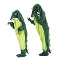 thumbnail image 7 of Fozruso Kids Animal Rompers Flannel Hooded Piece Cosplay Costume Soft Rompers For Boys Girls Party Party Fleece Jumpsuit for Kids, 7 of 7