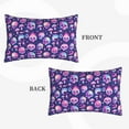 thumbnail image 4 of Fotbe Skull rainbow color Pillow Cases - Envelope Closure - Luxury, Extra Soft, Cooling Pillow Covers - Wrinkle, Fade, Stain Resistant-20"x30", 4 of 8
