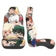 thumbnail image 4 of Anime Character My Hero Academia Car Seat Covers Accessories Vehicle Front Seat Protective Mat Cover 2pcs Universal Fit For SUV Sedan Van Trucks, 4 of 8