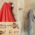 thumbnail image 4 of Bathroom Wall Hanging Hooks Coat Holder Bath Shower Towel Clothes Robe Hanger 4x, 4 of 7