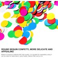 thumbnail image 4 of QZS Rainbow Metallic Foil Confetti,Portable Round Dots Glitter Rainbow Table Confetti for Party,Engagements & Weddings Decorations,0.22LB, 4 of 7