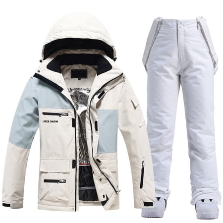 Zylarhe Men s And Women s Fashion Winter Snowboard And Snowboard Snowboard Sets Warm Snowwear Sets Suits 3