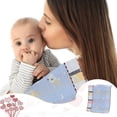 thumbnail image 3 of Toalla infantil de algodón puro, toalla pequeña de algodón jacquard, toalla infantil de gasa de seis capas, 3 of 5