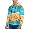 thumbnail image 3 of Salouo Hello Summer1 Pattern Men's Fall Hoodie Sweatshirt,Sport Hoodie with Pockets for Men Pullover Casual Hooded Sweatshirt-Medium, 3 of 7