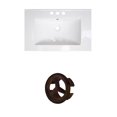 thumbnail image 1 of American Imaginations 23.75-in. W 1 Hole Ceramic Top Set In White Color - Overflow Drain Incl. AI-20857, 1 of 1