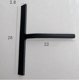 thumbnail image 4 of Limpiacristales de ducha con soporte de ventosa - 23 cm negro - Limpiacristales para baño, 4 of 4