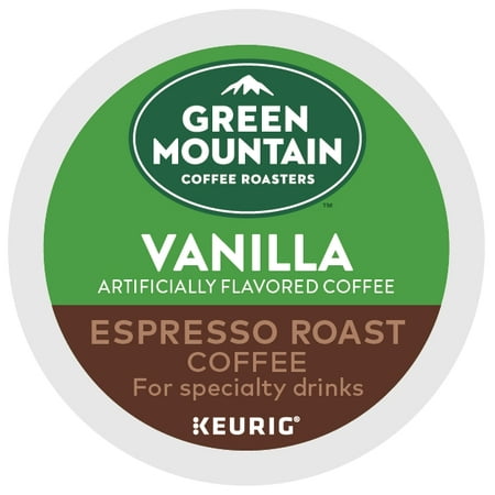 Espresso Flavor - Green Mountain Coffee Vanilla Espresso Roast, Flavored Keurig K-Cup Pod, 6 Ct