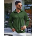 thumbnail image 6 of COOFANDY Men's Wrinkle Free Dress Shirt Slim Fit Lightweight Long Sleeve Button Down Shirt, 6 of 9