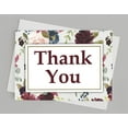 thumbnail image 2 of Darling Souvenir White Floral Thank You Card Bridal Shower Graduation Blank Folding Greeting Card Thank You Notes With Envelope - 100 Pcs, 2 of 4