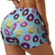 thumbnail image 1 of Fotbe Donuts Shorts Sin Costuras – Shorts Deportivos de Cintura Alta para Mujer, Elásticos para Gimnasio, Yoga, Running o Ciclismo-Small, 1 of 8