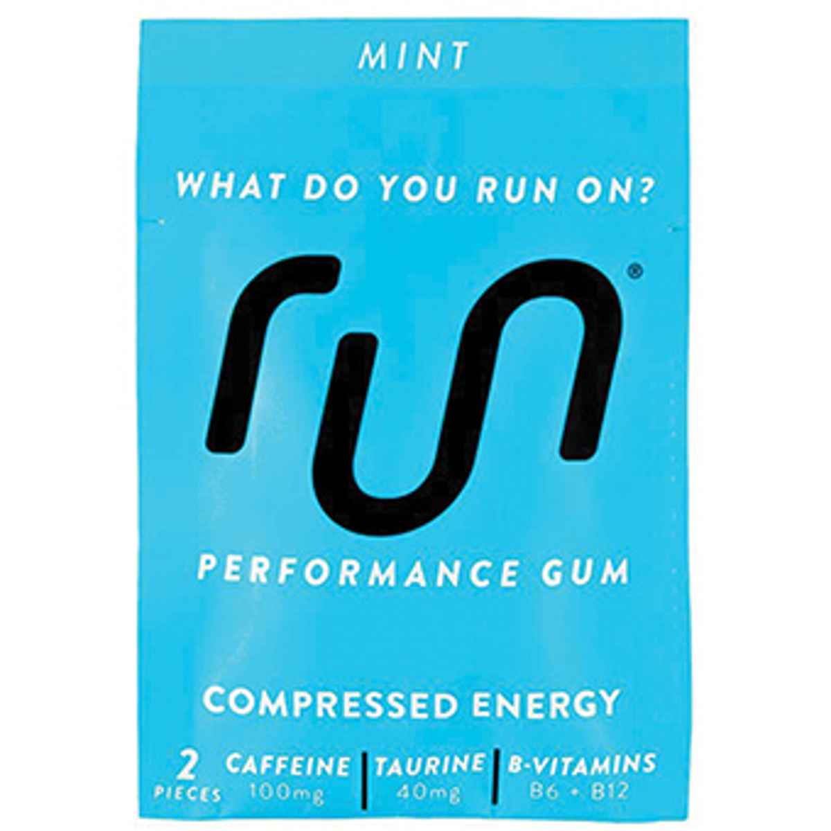 Run Gum Energy Chewing Gum 1 Pack 2 Pieces