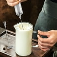thumbnail image 4 of Espumador de leche portátil de tres capas con batidor - Máquina de espuma eléctrica a batería para café, café con leche y chocolate caliente, 4 of 8