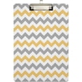thumbnail image 2 of FMSHPON Yellow Grey Clipboard Hardboard Wood Nursing Clip Board and Pull for Standard A4 Letter 13x9 inches, 2 of 8