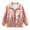 Rose Gold, variant on Dakiuu Boys Girls Bomber Jacket Stand Collar Zip Front Long Sleeve