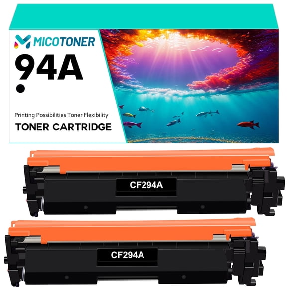 94A Toner Cartridge Compatible for 94A CF294A 94x CF294X LaserJet Pro MFP M148dw M148fdw M149fdw Pro M118dw Printer (Black, 2-Pack)