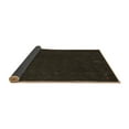 thumbnail image 2 of Ahgly Company Indoor Round Abstract Brown Contemporary Area Rugs, 4' Round, 2 of 4
