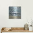 thumbnail image 5 of Luxe Metal Art 'Playful Wave' by Silvia Vassileva Metal Wall Art, 12" x 12", 5 of 9