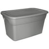Sterilite 30 Gallon Plastic Storage Box, Gray