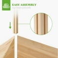thumbnail image 6 of Jocisland Wooden Raised Garden Bed for Outdoor, Deep Large Planter Box with Netting for Gardening, Vegetables, Herbs（8× 15× 6FT）, 6 of 8