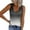 White, variant on Honeeladyy Deals Workout Tops for Women Summer Casual Gradient Ribbed Vest Round Neck Tank Tops Athletic Sports Yoga Sleeveless Tshirt Blue