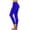 Blue, variant on Vivianyo HD Women's Solid Color Leggings with Lace-Up Ankle Detail,Stretchy Casual & Active Leggings,Green,Size XS-XXXXL