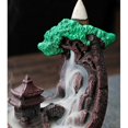 thumbnail image 5 of Creativity Reflux Incense Holder Ceramic Backflow Waterfall Smoke Incense Burner Home Decor Teahous, 5 of 5