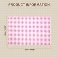 thumbnail image 2 of Uxcell 500pcs Square Checkered Wax Paper Sheets 11" x 15" Oil-absorbing Dry Food Wrapping Paper for Sandwich Baking Paper Liners Picnic Basket Bread Hamburger Wrap Kitchen, Pink, 2 of 7
