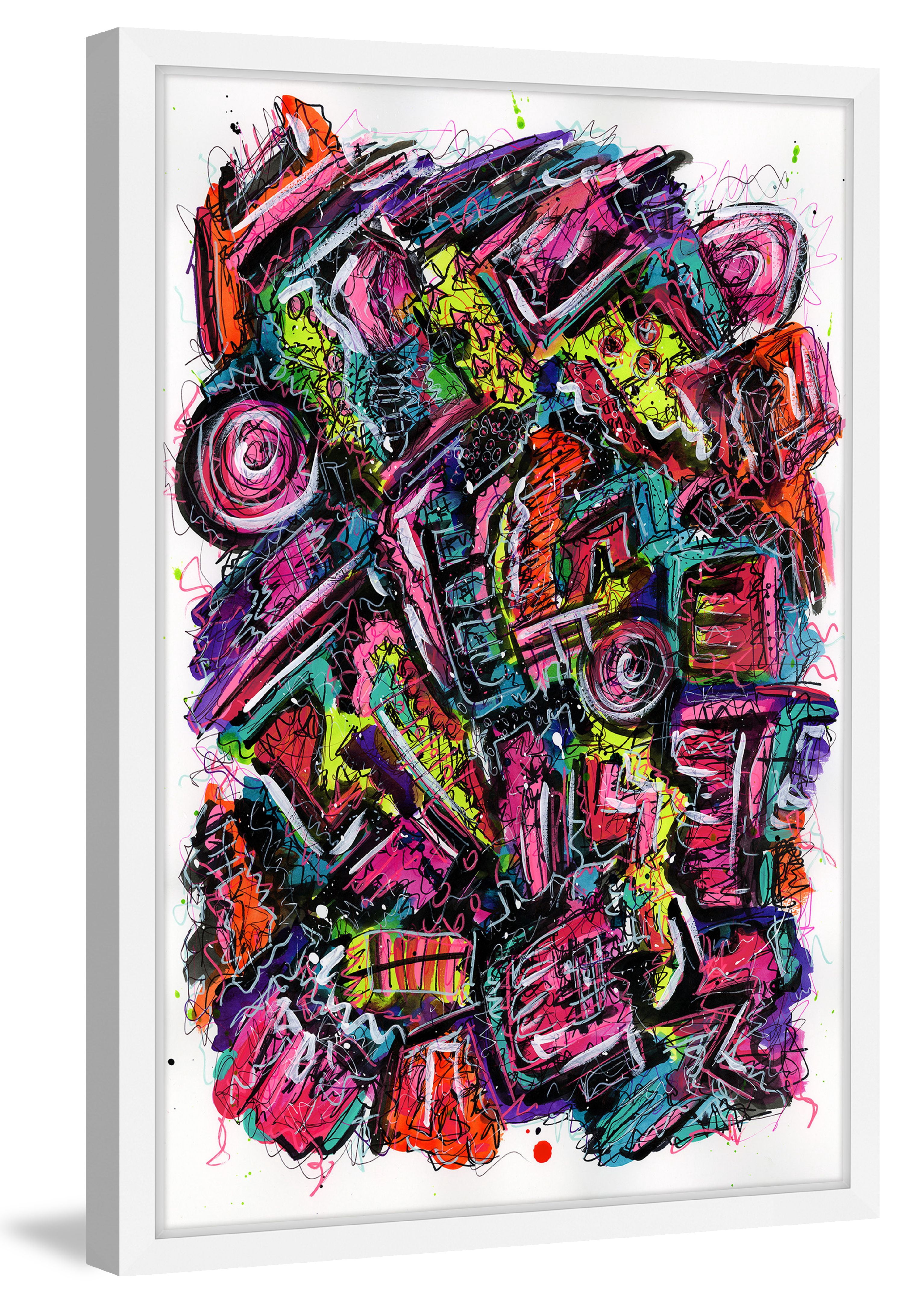 "Spun" Framed Painting Print