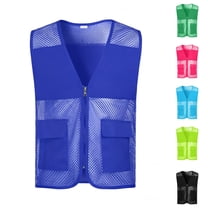 DIOAZUD Mesh Breathable Fishing Vest for Women Men Multi-Pockets Travel Hiking Vests for Adults Summer Lightweight Vest