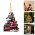 thumbnail image 4 of Christmas Tree Book Ornament 2024 Christmas Book Tree Ornament Book Ornament for Christmas Tree Book Lover Christmas Ornaments for Book Lovers Book Reader Librarian, 4 of 8