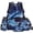 Blue Lightning White Shark, variant on Yspwyqan Kids Backpack Set 4Pcs with Lunch Box Pencil Case, Black and White Baby Axolotl Lightweight Bookbag for Elementary Middle School Back to School