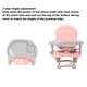 thumbnail image 3 of Silla Alta Para Bebé, Plegable, Para Niños Pequeños, Con Bandeja Extraíble, 3 of 7