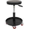 thumbnail image 3 of ECCPP Adjustable Rolling Stool Chair for Garage with Tool Tray with 300lbs Capacity Black, 3 of 7