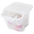 IRIS 18 qt Recycle Storage Bin, Clear