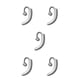thumbnail image 1 of Bearachild Auricular compatible con Bluetooth con micrófono Cancelación de ruido Auricular de fitness Auricular con control de volumen pequeño Plata 5Conjunto, 1 of 6