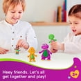 thumbnail image 2 of Fisher Price - Barney's World: Barney Hey Friends Figure 4-Pack, 2 of 7
