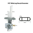 thumbnail image 3 of 1PZ Fuel Tap Switch Valve Tank Petcock For 50cc 90cc 110cc 125cc 150cc Pit Dirt Bike, 3 of 4