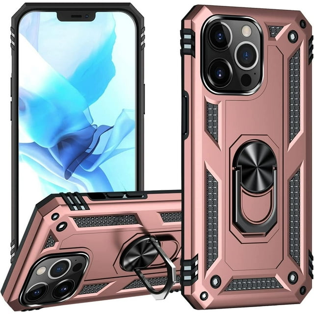 Supershield Armor-X Rugged iPhone 11 Pro Case with Ring Holder - Rose Gold