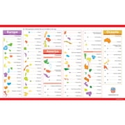 MasterPieces 60 Piece Jigsaw Puzzle - World Map - 16.5x12.75