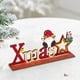 thumbnail image 4 of Adornos navideños, adornos navideños, regalos navideños, alfabeto de madera para manualidades navideñas, adorno de anciano sin rostro para escritorio, regalo navideño, pequeño widget, 4 of 6