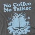 thumbnail image 3 of Garfield No Coffee No Talkee Women's Boxy Cropped T-Shirt Casual Graphic Tee, 3 of 6