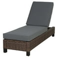 Better Homes & Gardens Brookbury Single Outdoor Chaise Lounge Chair Gray