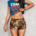 thumbnail image 3 of Lsque Modern Floral Guinea Pig Pattern High Waisted Biker Shorts for Women-Tummy Control Fitness Athletic Workout Running Yoga Gym Shorts,Moisture-Wicking-XX-Large, 3 of 9