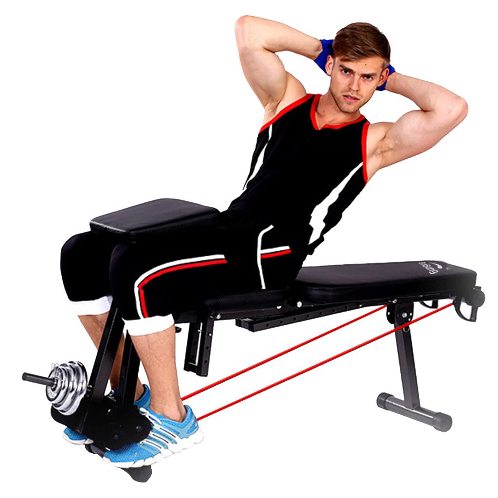 Home Gym Adjustable Weight Bench Barbell Lifting Workout Fitness Incline 