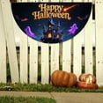 thumbnail image 5 of Clode Halloween Flag Banner Fan Halloween Bunting Flag Fall Outdoor Bunting for Halloween Indoor Outdoor House Holiday Yard Decorations, 5 of 9