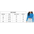 thumbnail image 3 of Camisas Para Mujer Blusas De Punto Casual Manga Larga Cuello Redondo Rayas Tie Dye Print Pullover XBTCLXEBCO Azul;M, 3 of 5