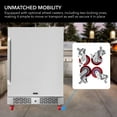 thumbnail image 4 of Whynter 24-Inch Energy Star Indoor/Outdoor Beverage Refrigerator, 5.3 Cu. Ft. Built-In Stainless Steel Cooler Fridge with Lock, 4 of 8
